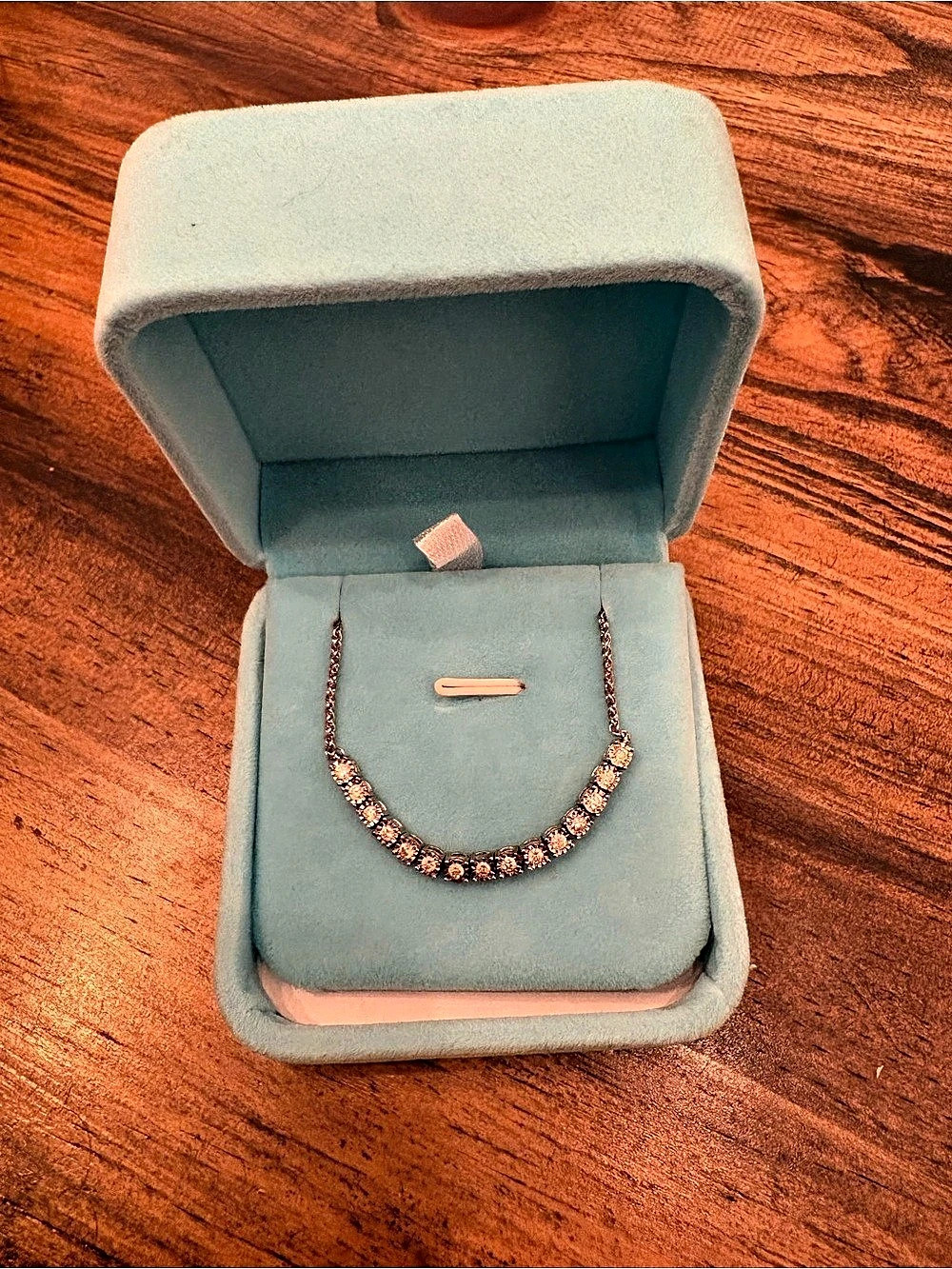 Diamond bolo bracelet
